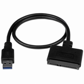 USB312SAT3CB<BR>2.5インチSATA - USB 3.1 アダプタケーブル USB 3.1 Gen 2(10 Gbps) 2.5インチSATA SSD/HDD対応 USBバスパワー対応<BR>スターテック・ドットコム㈱