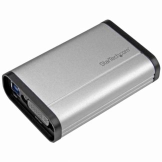 USB32DVCAPROUSB 3.0接続DVIビデオキャプチャーユニット 1080p/ 60fps対応 TV/テレビ 動画レコーダーデバイス アルミ筐体 DVI-I(メス) - USBタイプB(メス)スターテック・ドットコム㈱
