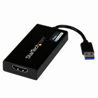 USB32HD4K<BR>USB 3.0接続4K対応HDMI外付けグラフィックアダプタ DisplayLink認定 Ultra HD対応 1x USB 3.0 タイプA オス - 1x HDMI メス<BR>スターテック・ドットコム㈱