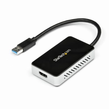 USB32HDEHUSB 3.0-HDMI変換アダプタ(USBポート x1付き) 外付けディスプレイ増設アダプタ USB 3.0 A(オス)-HDMI(メス) 1920x1200/ 1080pスターテック・ドットコム㈱