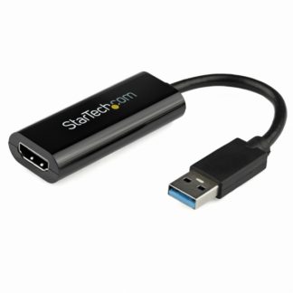 USB32HDESスリムタイプ USB 3.0-HDMI変換アダプタ 外付けディスプレイ増設アダプタ USB 3.0 A(オス)-HDMI(メス) 1920x1200/ 1080pスターテック・ドットコム㈱