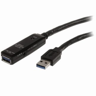 USB3AAEXT3M<BR>USB 3.0 アクティブ延長ケーブル 3m Type-A(オス) - Type-A(メス) USB 3.0 リピータケーブル<BR>スターテック・ドットコム㈱