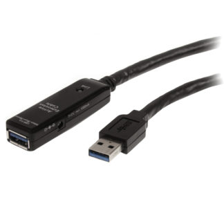 USB3AAEXT5MUSB3.0 アクティブリピーターケーブル 5m Type-A(オス)-Type-A(メス)スターテック・ドットコム㈱