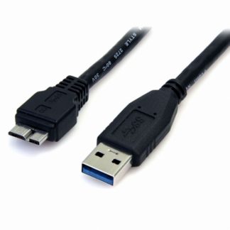 USB3AUB50CMB<BR>0.5m ブラック SuperSpeed USB 3.0ケーブル (A - micro-B) 50cm USB 3.0 micro/マイクロケーブル (オス/オス)<BR>スターテック・ドットコム㈱