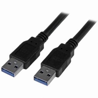USB3SAA3MBK<BR>USB 3.0 ケーブル A(オス) - A(オス) 3m ブラック USB 3.1 Gen 1 (5 Gbps)<BR>スターテック・ドットコム㈱