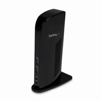 USB3SDOCKHD<BR>USB3.0接続ドッキングステーション Mac/Windows対応 デュアルモニタ対応 HDMI & DVI 6x USBポート ギガビットイーサネットポート<BR>スターテック・ドットコム㈱