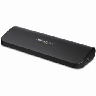 USB3SDOCKHDV<BR>USB3.0接続ドッキングステーション Mac/Windows対応 デュアルモニタ対応 HDMI/DVIまたはHDMI/VGA ギガビットイーサネットポート<BR>スターテック・ドットコム㈱