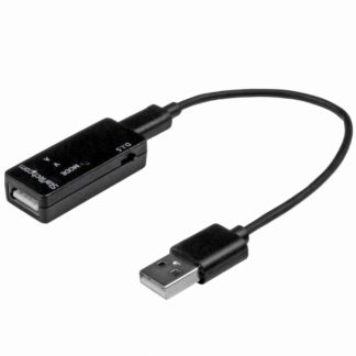 USBAUBSCHMUSB電流&電圧チェッカー/テスター/測定計 LCDディスプレイ&LEDライト USB急速充電アダプタスターテック・ドットコム㈱