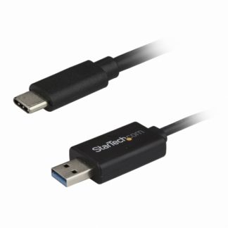 USBC3LINK<BR>USB-C - USB-A データリンクケーブル Mac/ Windows対応USBデータ転送ケーブル USB 3.0準拠<BR>スターテック・ドットコム㈱