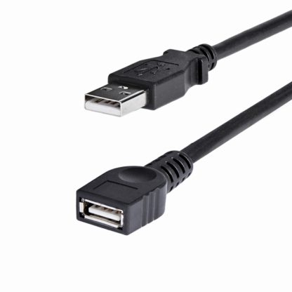 USBEXTAA6BK1.8m ブラック USB 2.0延長ケーブル USB A オス - USB A メス High Speed USB 2.0 480Mbps対応 USB 1.1との下位互換性スターテック・ドットコム㈱