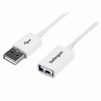 USBEXTPAA1MW1m ホワイトUSB2.0延長ケーブル USB A オス-USB A メススターテック・ドットコム㈱