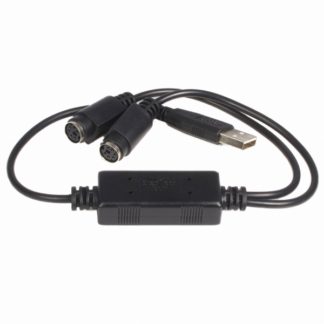 USBPS2PC<BR>USB-PS/2変換アダプタケーブル PS/2用キーボードとPS/2用マウスをUSB接続 USB1.1規格に準拠<BR>スターテック・ドットコム㈱