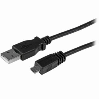 UUSBHAUB1M<BR>1m Micro USB2.0 変換ケーブルアダプタ USB A(オス) - USB マイクロ-B(オス) High Speed USB2.0対応<BR>スターテック・ドットコム㈱