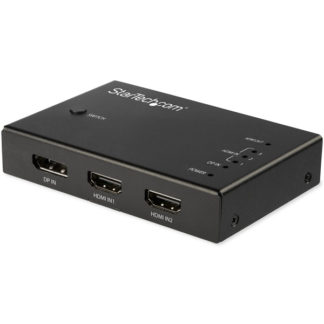VS421HDDP<BR>4入力1出力HDMIディスプレイ切替器セレクター 3x HDMI/1x DisplayPort 4K60Hz対応 マルチポートHDMIスイッチ 自動切替機能付き<BR>スターテック・ドットコム㈱