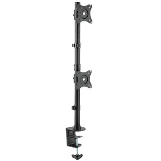 TVSOFNA720B<BR>快適ワークのモニターアーム 13-27インチ対応 2画面 NA720 ブラック<BR>スタープラチナ㈱