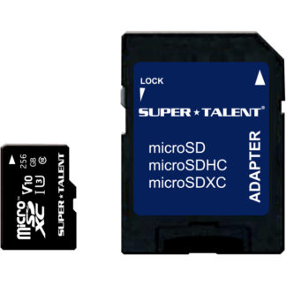 ST56MSU1P<BR>UHS-I microSDXCメモリーカード 256GB Class10 SDXC変換アダプタ付<BR>スーパータレント