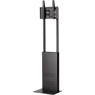 DS-HW20B<BR>省スペースハイポジションスタンド 壁寄せタイプ ブラック<BR>エスディエス