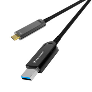 AUN-3M2-010<BR>10Gbps対応光ファイバUSBケーブル A-C  10m<BR>㈱エーディテクノ
