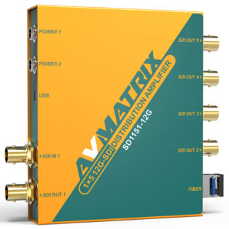 SD1151-12G<BR>リクロック搭載12G-SDI 5分配器<BR>㈱エーディテクノ