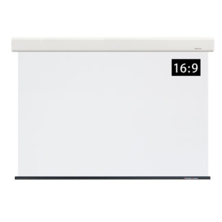 WCB2440FEH-H2300<BR>ケース付電動リモコンスクリーン ワイド110インチ<BR>㈱シアターハウス