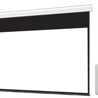 WCK2435WEM-H3000<BR>壁スイッチケース付き電動スクリーン 16:9 110インチ ブラックマスク付き<BR>㈱シアターハウス
