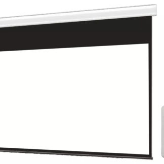 WCK2657WEM<BR>壁スイッチケース付き電動スクリーン 16:9 120インチ ブラックマスク付き<BR>㈱シアターハウス