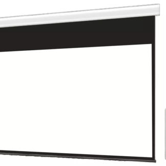 WCK2879WEM-H3000<BR>壁スイッチケース付き電動スクリーン 16:9 130インチ ブラックマスク付き<BR>㈱シアターハウス