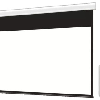WCK3100WEM<BR>壁スイッチケース付き電動スクリーン 16:9 140インチ ブラックマスク付き<BR>㈱シアターハウス