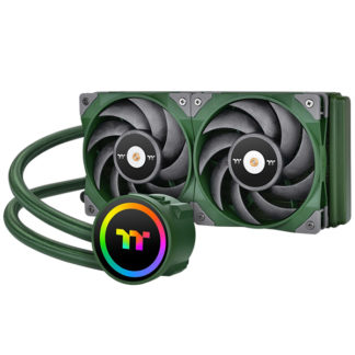 CL-W319-PL12RG-A<BR>CPUクーラー TOUGHLIQUID 240 ARGB Sync -Racing Green-<BR>Ｔｈｅｒｍａｌｔａｋｅ