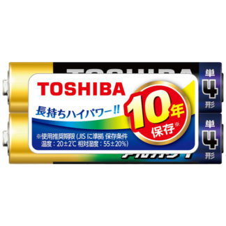 LR03AN 2KP<BR>アルカリ電池 単4形 2本かんたんパック<BR>㈱東芝（家電）