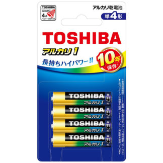 LR03AN 4BP<BR>アルカリ電池 単4形 4本ブリスターパック<BR>㈱東芝（家電）
