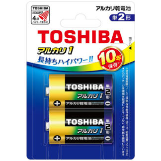 LR14AN 2BP<BR>アルカリ電池 単2形 2本ブリスターパック<BR>㈱東芝（家電）