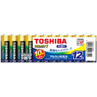 LR6AN 12MP<BR>アルカリ電池 単3形 12本まとめパック<BR>㈱東芝（家電）