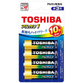 LR6AN 4BP<BR>アルカリ電池 単3形 4本ブリスターパック<BR>㈱東芝（家電）