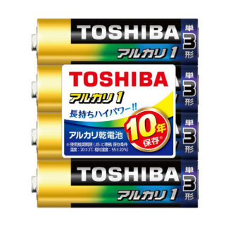 LR6AN 4KP<BR>アルカリ電池 単3形 4本かんたんパック<BR>㈱東芝（家電）