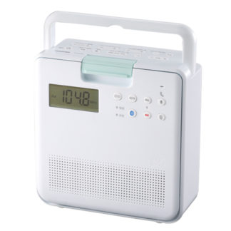 TY-CB100(W)<BR>SD/CDラジオ（防水仕様）（Bluetooth対応）（ホワイト）<BR>㈱東芝（家電）