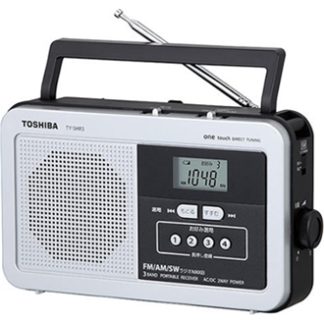 TY-SHR3(S)AM/FM/SWラジオ （シルバー）㈱東芝（家電）