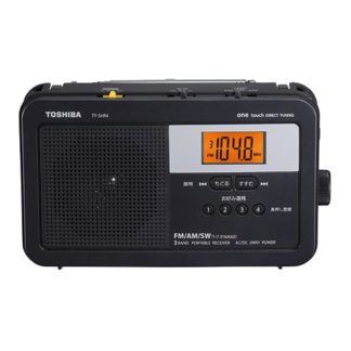 TY-SHR4(KM)<BR>LEDライト付きホームラジオ （ガンメタリック）<BR>㈱東芝（家電）