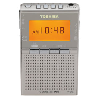TY-SPR6(N)<BR>LEDライト付きポケットラジオ（サテンゴールド）<BR>㈱東芝（家電）