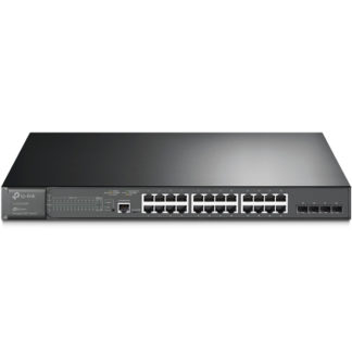 TL-SG3428MP(UN)<BR>JetStream 24ポート ギガビット POE+ L2 マネージスイッチ/4スロット SFP<BR>ティーピーリンクジャパン㈱