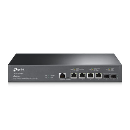 TL-SX3206HPP(UN)JetStream 6ポート 10GE L2+マネージスイッチ（4 PoE++ポート搭載）/2スロット 10G SFP+ティーピーリンクジャパン㈱