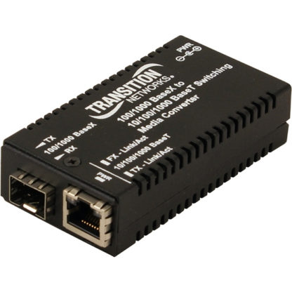 M/GE-PSW-SFP-0110/100/1000Base-T/SFP 空きスロット/SC/SM/1310nm/10kmＴｒａｎｓｉｔｉｏｎ　Ｎｅｔｗｏｒｋｓ