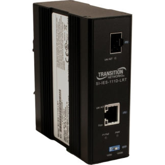 SI-IES-111D-LRT<BR>産業用 1ポート ミッドスパン PoE+ インジェクタ<BR>Ｔｒａｎｓｉｔｉｏｎ　Ｎｅｔｗｏｒｋｓ