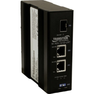 SI-IES-121D-LRT<BR>産業用 2ポート ミッドスパン PoE+ インジェクタ<BR>Ｔｒａｎｓｉｔｉｏｎ　Ｎｅｔｗｏｒｋｓ