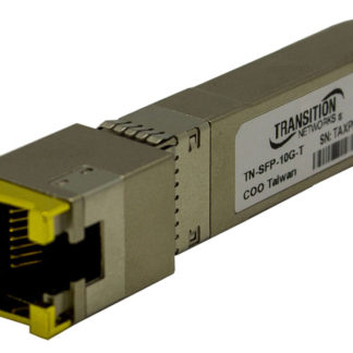 TN-SFP-10G-T<BR>SFP+モジュール（CISCO準拠） Cisco Compatible 10GBase SFP+ Module 10GBase-T (RJ45)<BR>Ｔｒａｎｓｉｔｉｏｎ　Ｎｅｔｗｏｒｋｓ