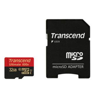 TS32GUSDHC10U1<BR>32GB microSDHCカード Class 10 UHS-I 600x<BR>トランセンドジャパン㈱