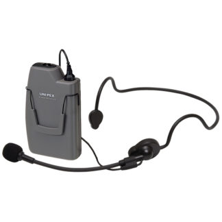 WM-3130<BR>ワイヤレスマイクロホン 300MHz帯 ヘッドセットタイプ 乾電池付<BR>ユニペックス㈱