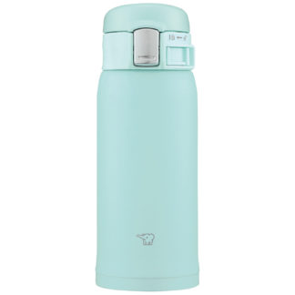 SM-SF36-AM<BR>ステンレスマグ ミントブルー ワンタッチオープン 360ml<BR>象印マホービン㈱