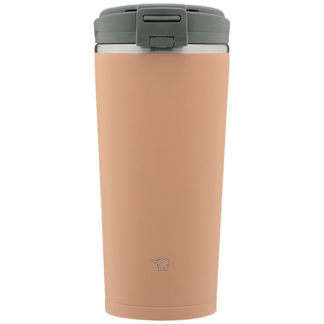 SX-KA30-CM<BR>ステンレスキャリータンブラー 300ml フリップオープンタイプ シームレスせん シナモンベージュ<BR>象印マホービン㈱