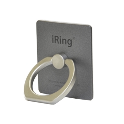 UMS-IR01GR<BR>iRing お洒落でスタイリッシュなスマホリング スペースグレイ<BR>㈱ユニーク
